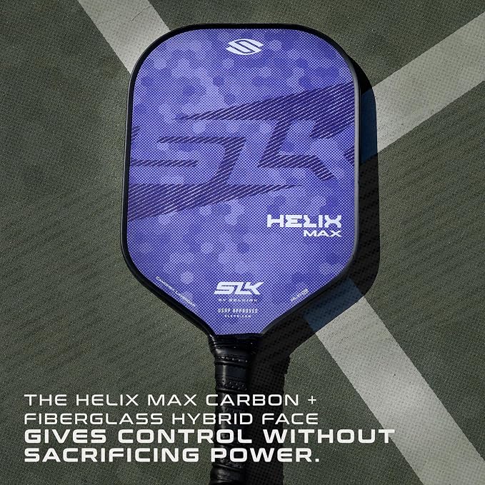 Selkirk Sport SLK Helix Pro Pickleball Paddle | Thermoformed Carbon Fiber Pickleball Paddles with Carbon Fiber & Fiberglass Hybrid Face | Unmatched Control