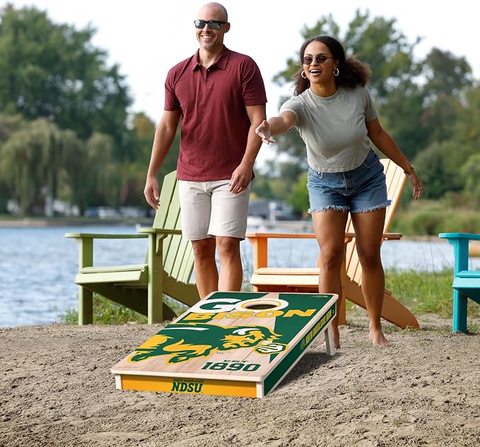 YouTheFan NCAA 2’ x 4’ Professional Wood Cornhole Game