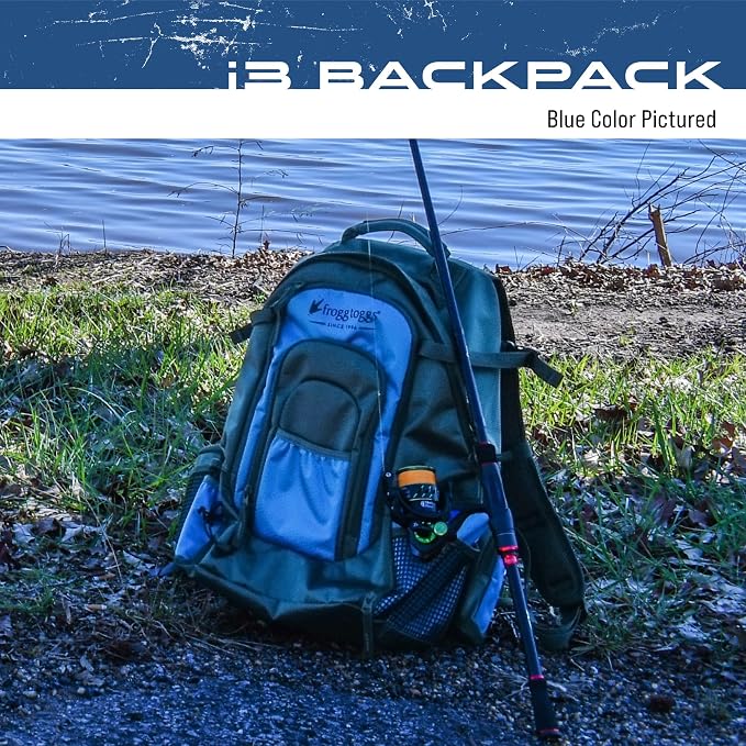 FROGG TOGGS Fishing Sling Pack, Easy Hands-free Fishing Tackle Storage Bag With Water Bottle Pocket