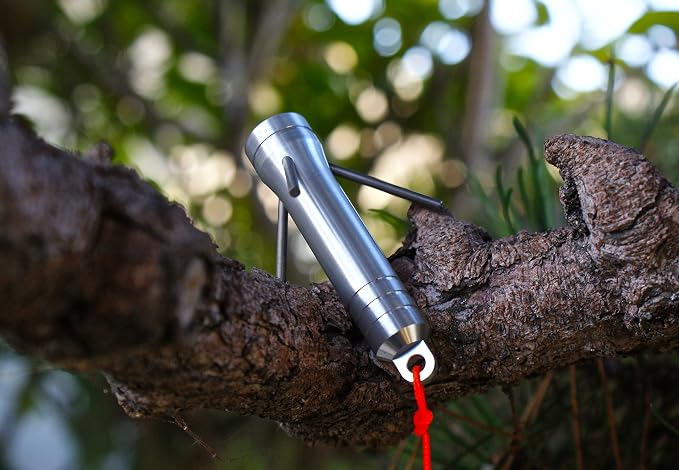 TEC Accessories RETREEV - Mini Grappling Hook Retrieval Tool - Tactical Keychain Grapple Hook - Replaceable Hooks - Magnetic Cap - Outdoor Activity - Underwater Salvage - Tree Limb Removal - Camping