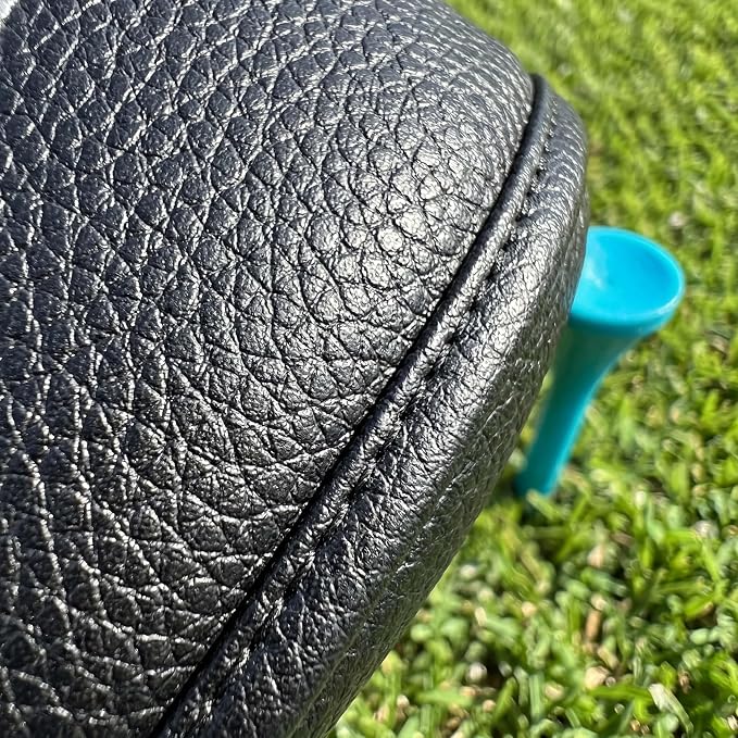 Vesperlux Spider Golf Headcovers Driver Wood Hybrid Iron | Waterproof Leather, Magnetic Putter Cover, Anti-Slip Fit, Full Protection, Durable, Fits Alignment Stick, Men's Golf Gift