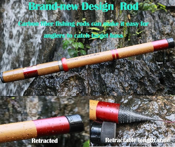 Carbon Fiber Tenkara Rod Kit Telescopic Tenkara Fishing Rod Tenkara Fly Rod