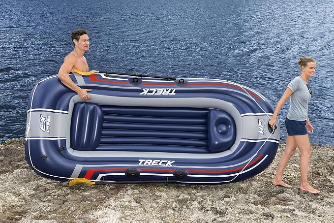 Bestway Hydro-Force Inflatable Raft Set | Inflatable Boat for Kids and Adults | Great for Ponds, Lakes, Rivers