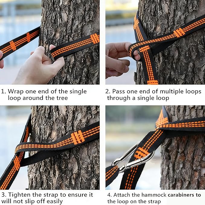 Outdoor Amacas Garden Camping Hammock,Hammock Portable with Carrying Bag for Patio Yard Garden Backyard Porch Travel ﻿