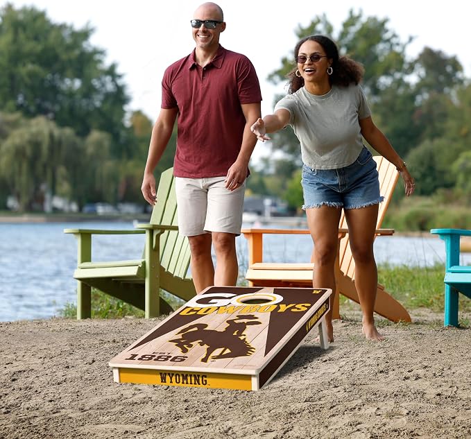 YouTheFan NCAA 2’ x 4’ Professional Wood Cornhole Game