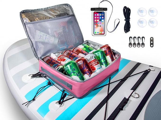 SUP-Now Paddle Board Accessories Cooler with Waterproof Phone Case – Essential SUP Accessories for Paddleboarding
