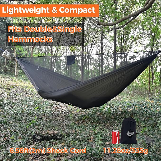 onewind Ultralight Double Layer Hammock with Mosquito Net for Camping Hiking Backpacking