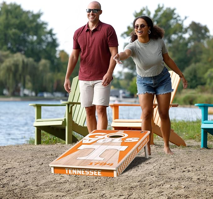 YouTheFan NCAA 2’ x 4’ Professional Wood Cornhole Game