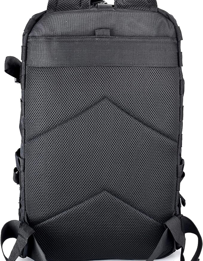 Goldfire Helmet Backpack for Motorcycle Riding Cycling Waterproof Large Capacity Daily Backpack with Helmet Holder Weather-Resistant Hiking Daypack Durable (V1)