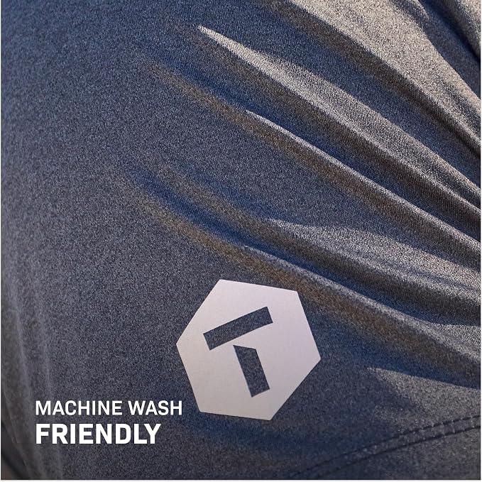 TRUEWERK Men's UPF 50+ Sun Protection Shirt - B1 Short Sleeve Work Tee, Moisture Wicking, Lightweight