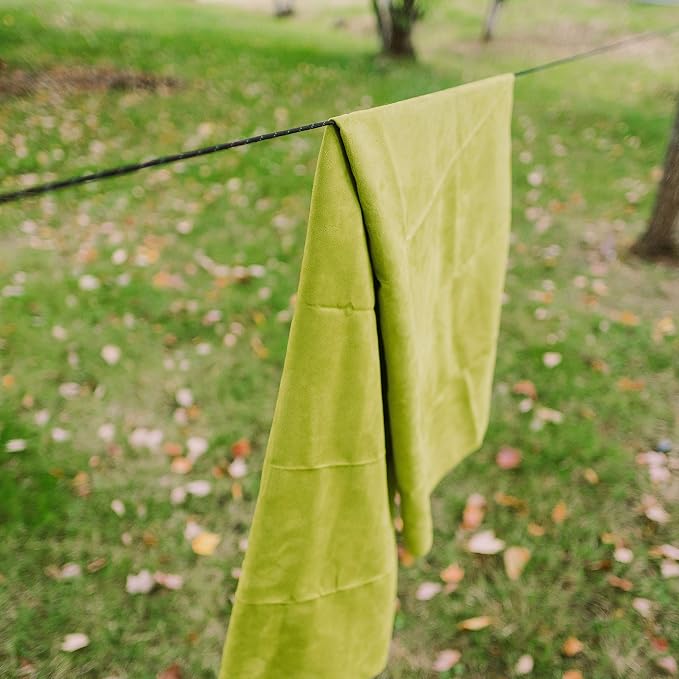 GEAR AID Quick Dry Microfiber Towel for the Gym, Travel and Camping, Nav Green, Large, 30"x50"