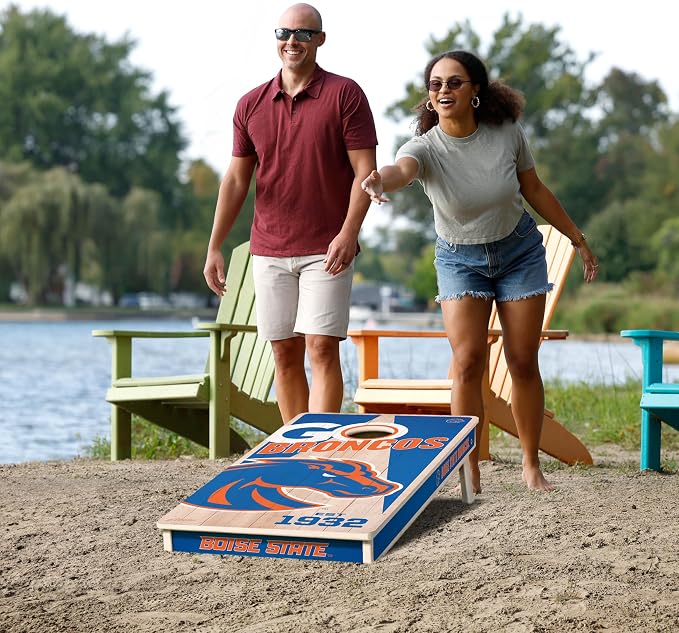 YouTheFan NCAA 2’ x 4’ Professional Wood Cornhole Game
