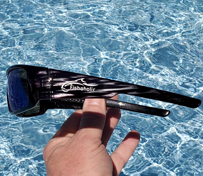 Fishoholic Polarized Fishing Sunglasses UV400 (14 Options) Fishing Gift with Hard Case & Pouch