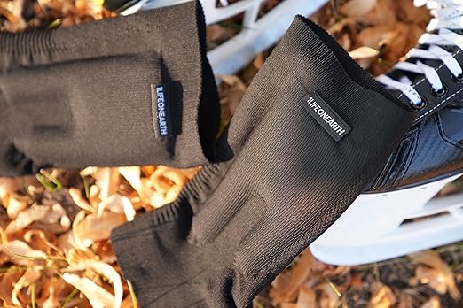 Ice Skate Ankle Pads, Cushioned/Padded Ankle Sleeves used to reduce ankle pain during Ice Skating and Hockey (PAIR)