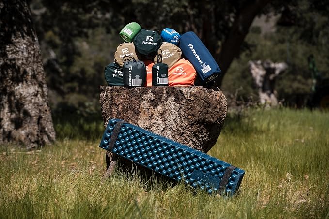 Foam Fold Sleeping Pad | Lightweight Insulation & Comfort for Camping and Backpacking | Blue