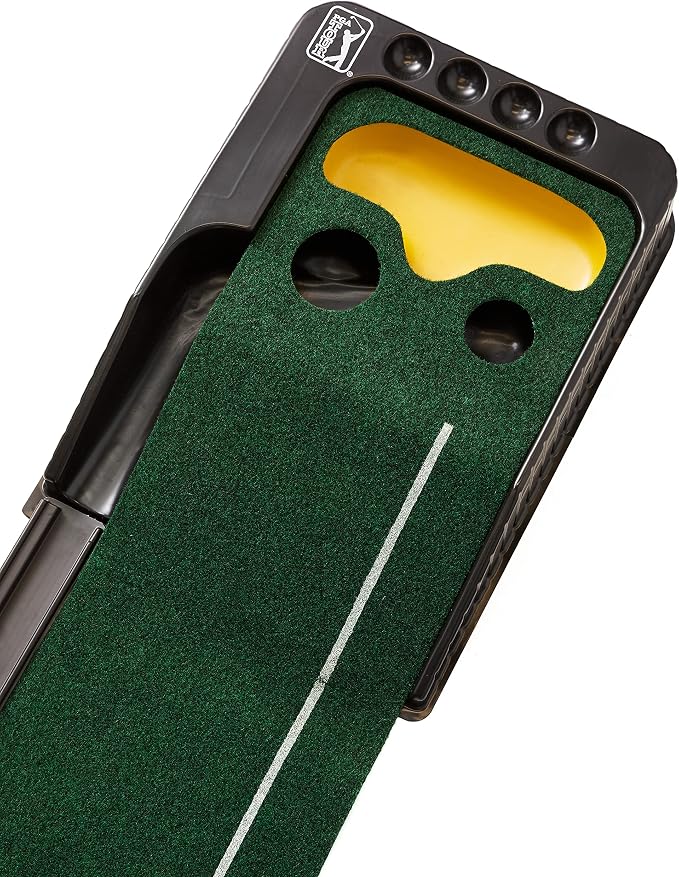 PGA TOUR Unisex 9ft Putting System, Caviar, One Size