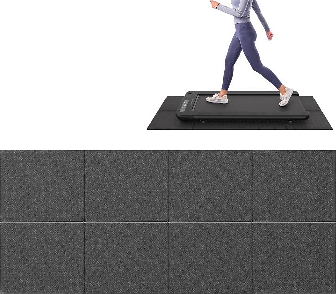 Non-Slip Walking Pad Treadmill Mat for Carpet Floors,55x24 Hardwood Floor Protection, Mats for Under Walking pad/Treadmill/Bike/Exercise Equipment on Carpets, Noise Shock Absorption, Stationary
