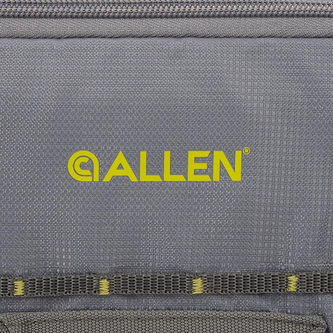 Allen Company Cottonwood Fly Fishing Rod & Gear Bag Case, Hold up to 4 Fishing Rods, Heavy-Duty Honeycomb Frame - Gray/Lime or Olive Green