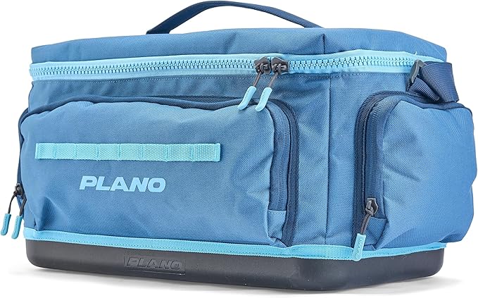 Plano Weekend 3700 Tackle Bag, Cutting-Edge Fishing Tackle Bag, Molded Waterproof Base, Spacious Storage, Die Cut Tool Sleeves, Daisy Chain Attachment Points