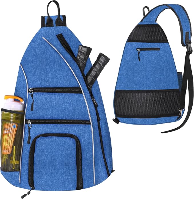 Pickleball Bag - Pickleball Bags for Women Men - Pickleball Backpack - Travel Pickleball Paddle Case, Pickle Ball Bag for Pickleball Paddle Tennis Racket, Protable Pickleball Sling Bag