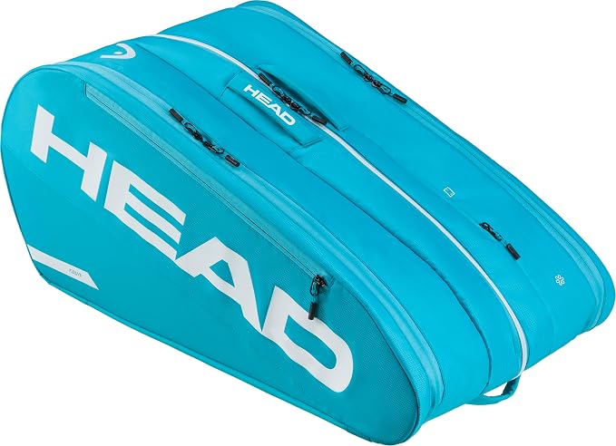 HEAD Tour Racquet Bag XL (12R) Tennis Bag - Holds Up to 12 Racquets, CCT+ Climate Control Technology, 3 Main Compartments, Shoe Pocket & Backpack Carry System
