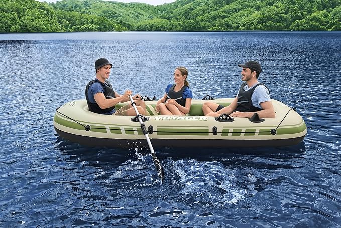 Bestway Hydro-Force Inflatable Raft Set | Inflatable Boat for Kids and Adults | Great for Ponds, Lakes, Rivers