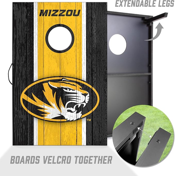 YouTheFan NCAA 2' x 3' Portable Cornhole Game with Logo Bags