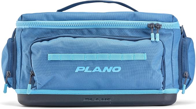 Plano Weekend 3700 Tackle Bag, Cutting-Edge Fishing Tackle Bag, Molded Waterproof Base, Spacious Storage, Die Cut Tool Sleeves, Daisy Chain Attachment Points