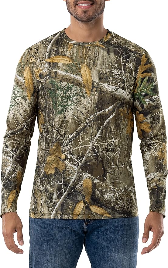 Realtree Men's 2 Pack Long Sleeve Performance Tees