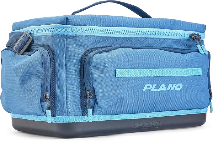 Plano Weekend 3700 Tackle Bag, Cutting-Edge Fishing Tackle Bag, Molded Waterproof Base, Spacious Storage, Die Cut Tool Sleeves, Daisy Chain Attachment Points