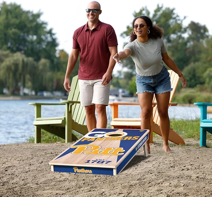 YouTheFan NCAA 2’ x 4’ Professional Wood Cornhole Game