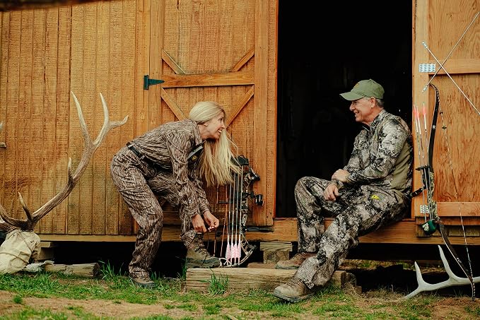 SCENTBLOCKER Angatec Long Sleeve 1/4 Zip Performance Shirt Mens Camo Hunting Clothes