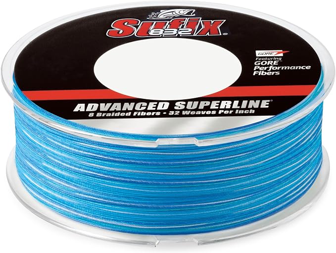 Sufix 832 Braid 20 Lb Coastal 660-220CC: 832 Braid 20 Lb Coastal Camo, One Size