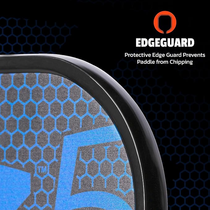 Onix Graphite MOD Z5 Carbon Fiber Pickleball Paddle with Wide-Body Shape. Honeycomb Core, Graphite Face & Cushion Comfort Pickleball Paddle Grip