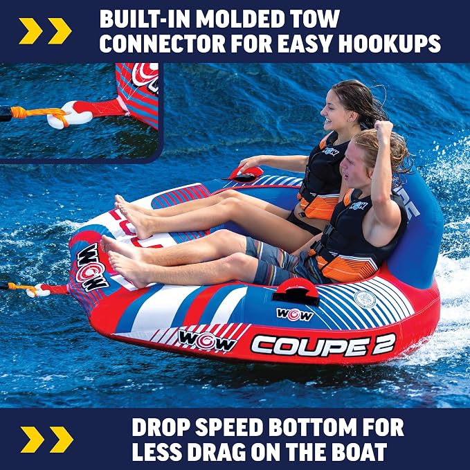 Wow Coupe Cockpit Inflatable Boat Towable Tube