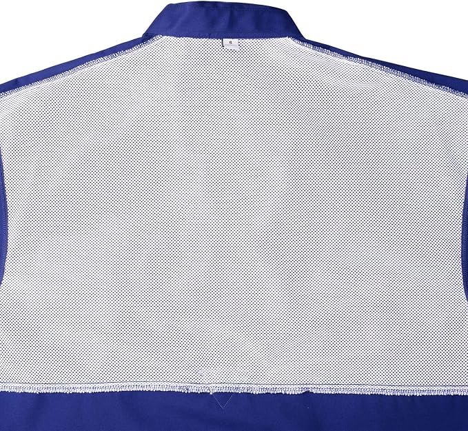 Alimens & Gentle Short Sleeve Fishing Shirt Wicking Fabric Sun Protection Casual Button Down Shirts