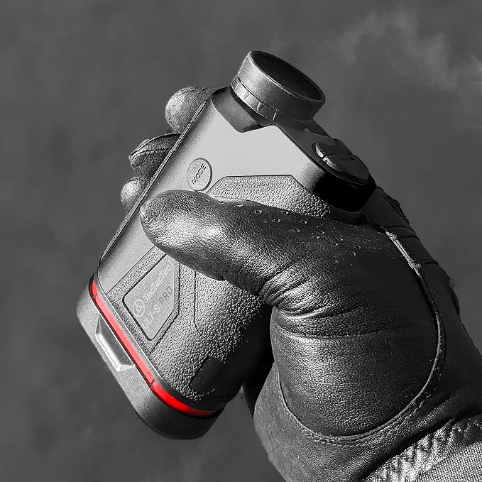 TecTecTec ULT-S & ULT-S Pro with Stabilization Golf Rangefinder with Slope and Vibration, Hyper Read Technology, Smart Laser Range Finder Binoculars with Fog Mode and TOLED Display for Golfing and Hunting