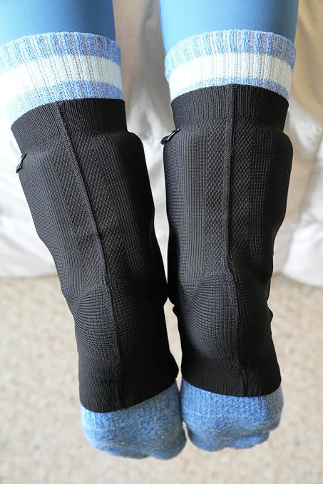 Ice Skate Ankle Pads, Cushioned/Padded Ankle Sleeves used to reduce ankle pain during Ice Skating and Hockey (PAIR)