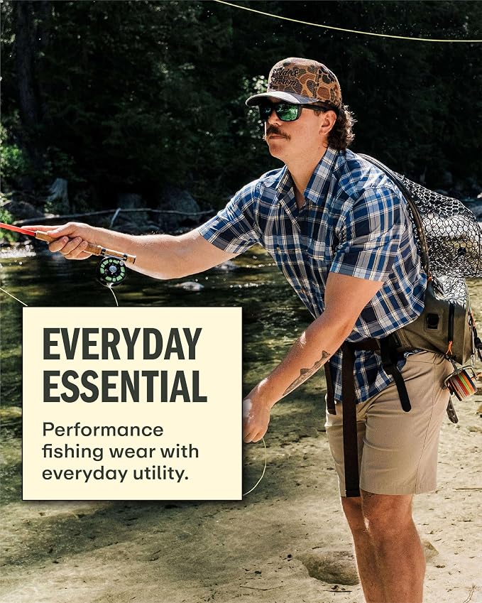 Field & Stream Men's Slinger Nylon Performance Fishing Shorts, 9 Inch Inseam
