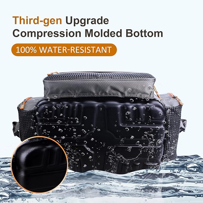 Fishing Tackle Box Bag - Fishing Bags for Saltwater or Freshwater (#Grey) Fishing Tackle Bags - Padded Shoulder Strap - Tackle Bag for 3600 3700 Tackle Box