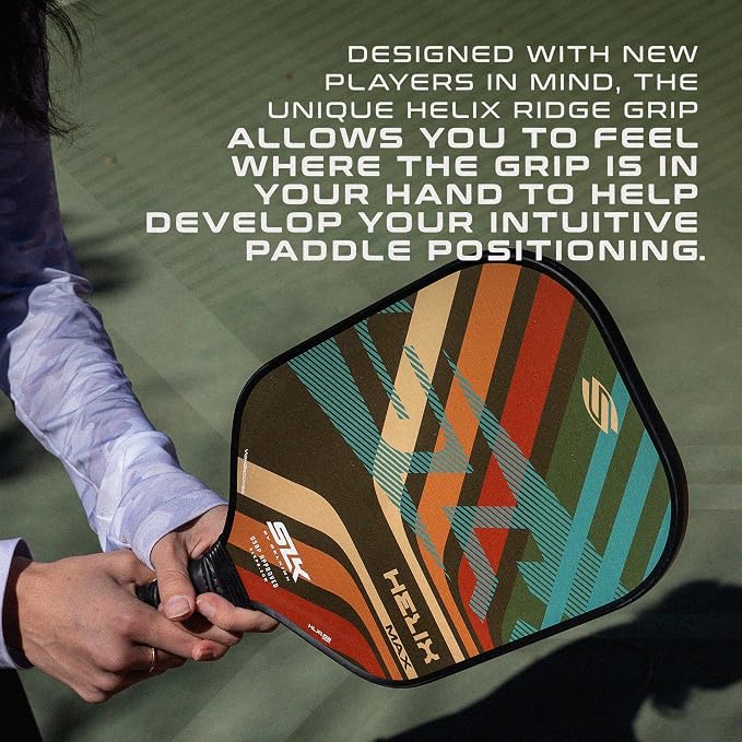 Selkirk Sport SLK Helix Pro Pickleball Paddle | Thermoformed Carbon Fiber Pickleball Paddles with Carbon Fiber & Fiberglass Hybrid Face | Unmatched Control