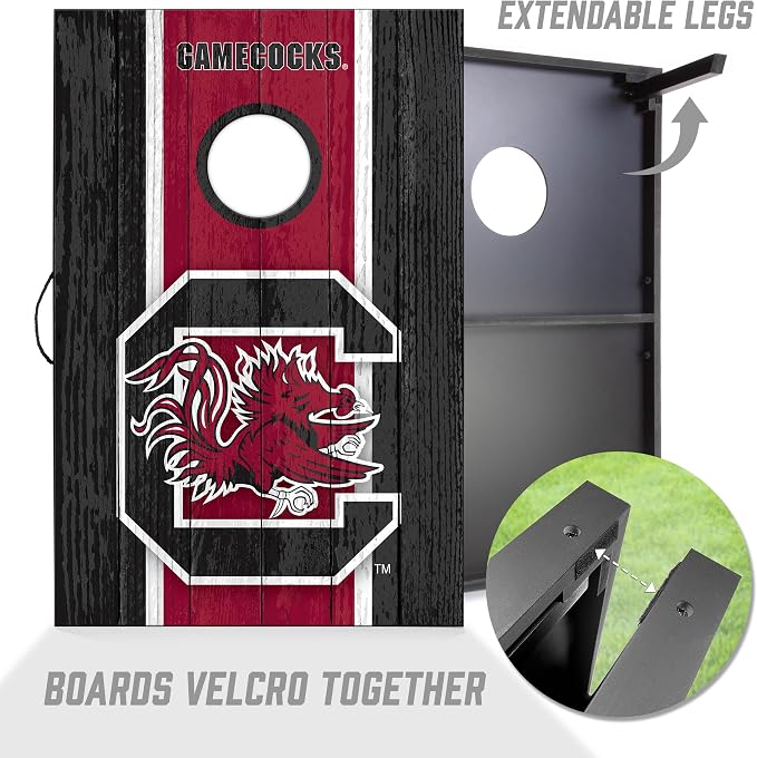 YouTheFan NCAA 2' x 3' Portable Cornhole Game with Logo Bags