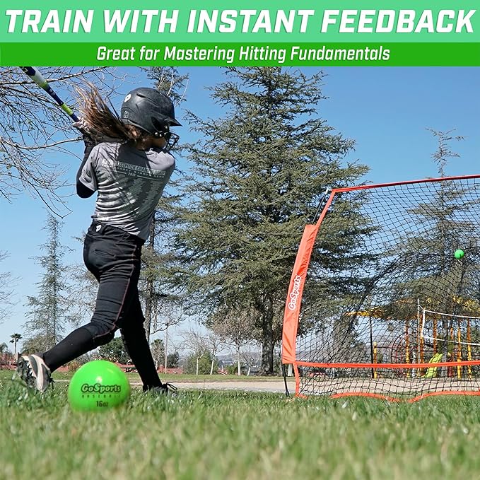 GoSports Weighted Training Balls - Choose Baseball or Softball - Hitting & Pitching Training for All Skill Levels - Improve Power and Mechanics
