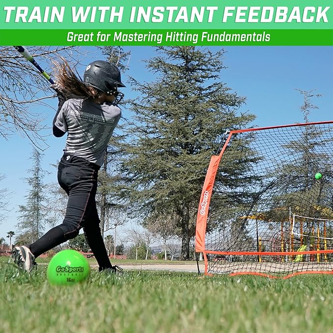 GoSports Weighted Training Balls - Choose Baseball or Softball - Hitting & Pitching Training for All Skill Levels - Improve Power and Mechanics