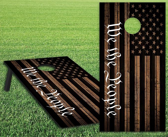 Tower Decals Bigfoot Merica Cornhole Board Vinyl Wrap