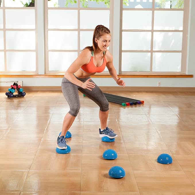 JFIT Balance Pod and Foot Fitness Set - Set of 4 Pods