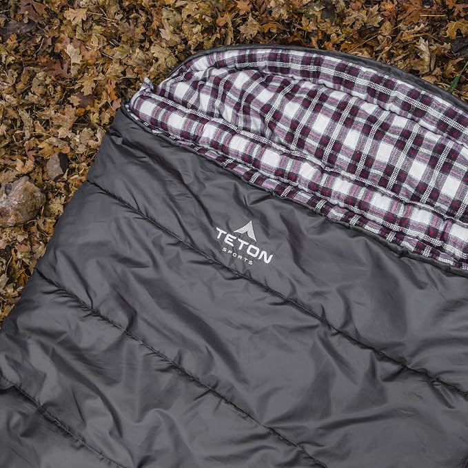 Teton Celsius XXL Sleeping Bag, Cold Weather Sleeping Bags for Adults and Kids, Camping Made Easy and Warm. Compression Sack Included