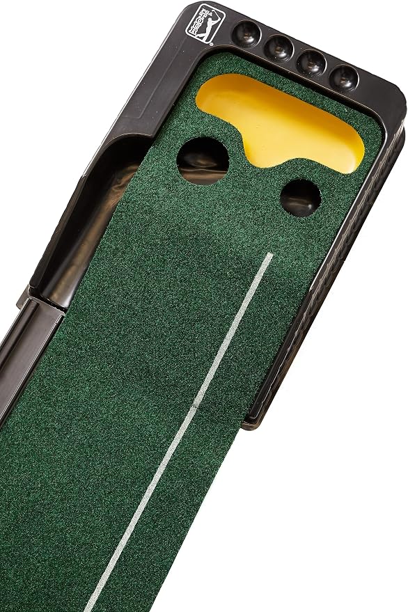 PGA TOUR Unisex 9ft Putting System, Caviar, One Size