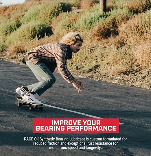 Fireball Dragon Race Oil Bearing Lubricant & Fireball Dragon Race Skateboard Bearings Bundle