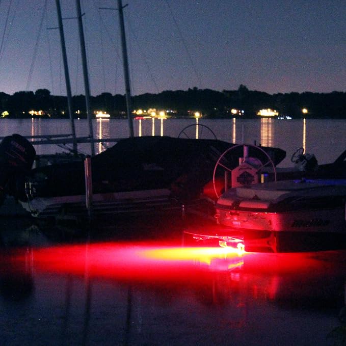 Tidal Wake IP68 LED Underwater Boat Drain Plug Light, Fits 1/2" NPT Threaded Drain, No Holes to Drill! Ultra-Bright Underwater Marine Lighting in Minutes! for Cruising, Fishing, Swimming (Green)
